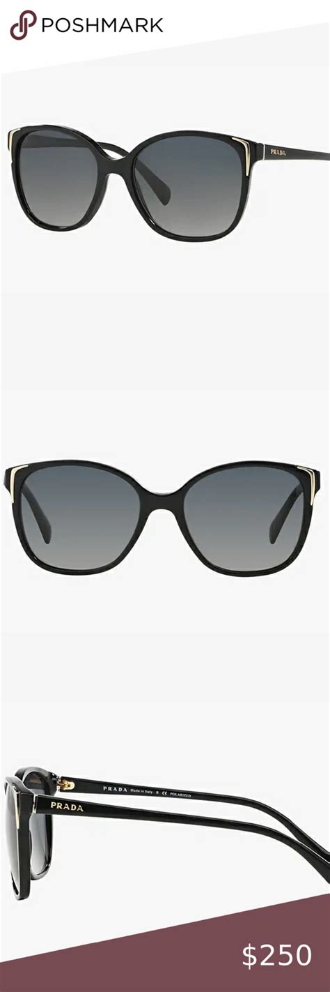 prada spr010 black|Prada polarised.